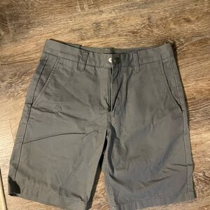 Bonobos Charcoal Flat Front Shorts